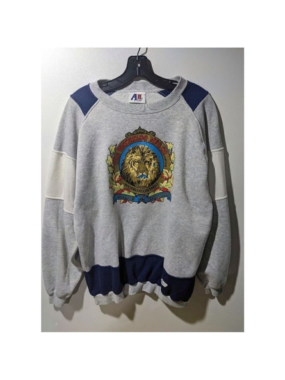 Vintage Men's Colorblock Crewneck Sweatshirt